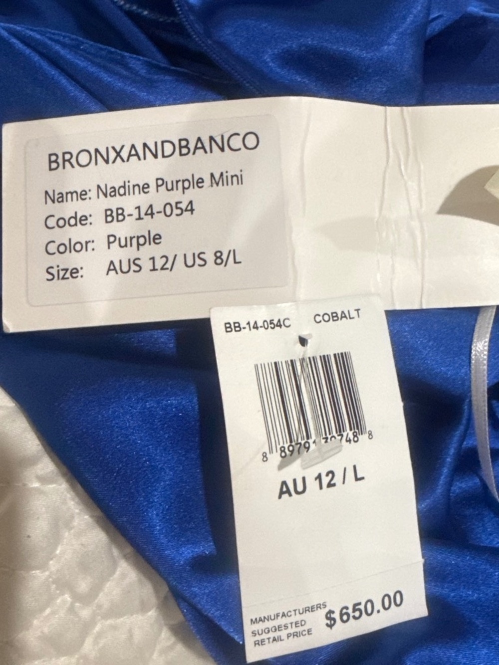 Blue dress Bronx and Banco - Picture 3 of 3